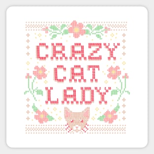 Crazy Cat Lady Magnet